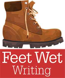 Feet Wet Writing logo