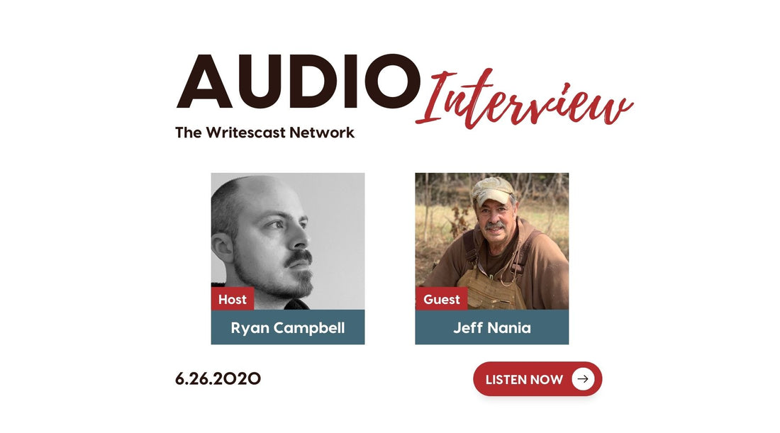 Graphic reading Audio Interview with images of Ryan Campbell and Jeff Nania on it.